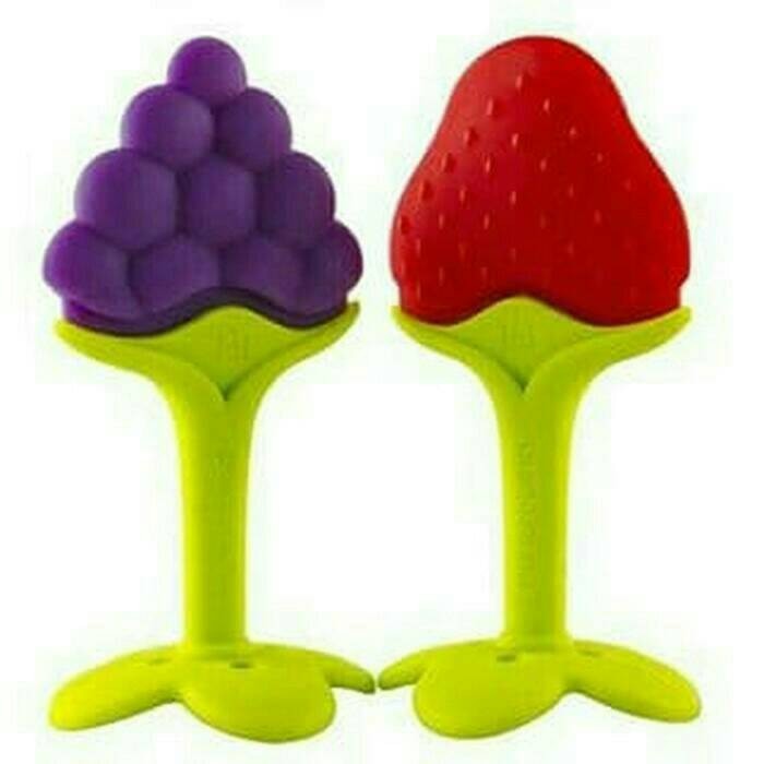 strawberry teething toy