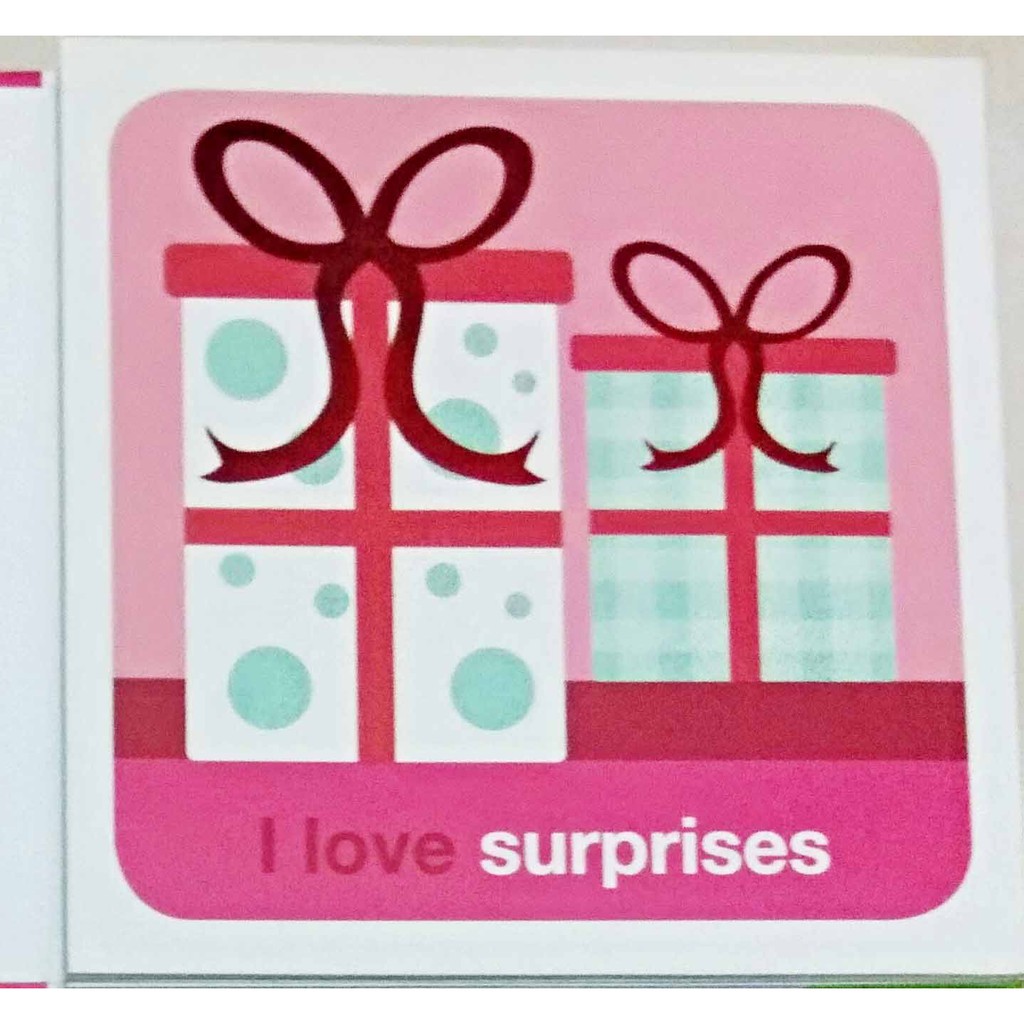 Buku Lipat I LOVE YOU - My Fold Out Learning Book buku bayi anak bbw karton kertas tebal lipat hard board