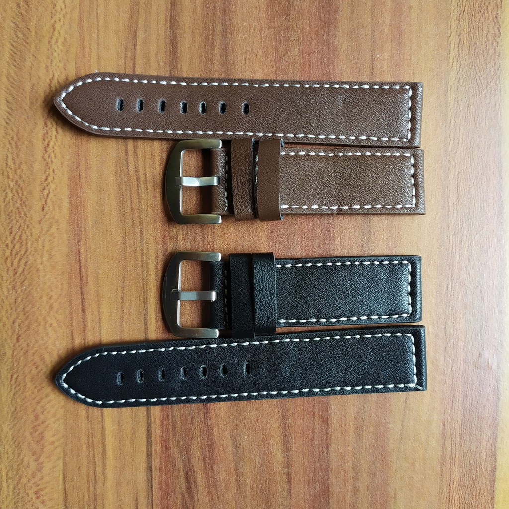 Strap Tali Jam Tangan Kulit 22mm 24mm C301.