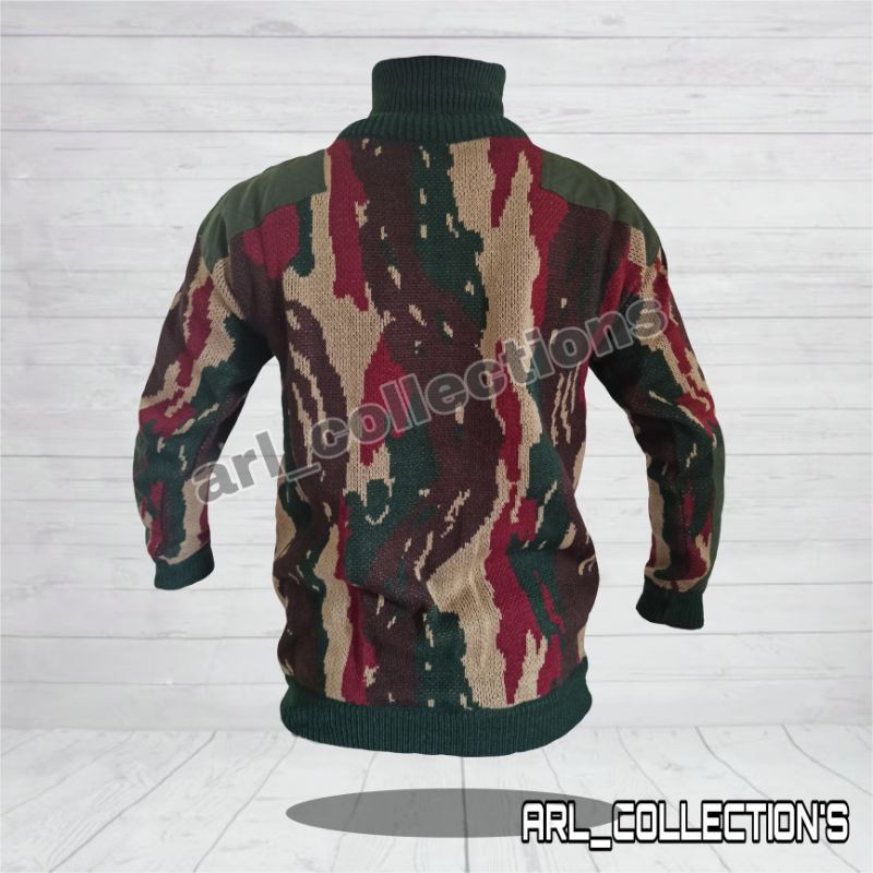 SWEATER RAJUT LORENG KOPASSUS JAKET SWETER ARMY