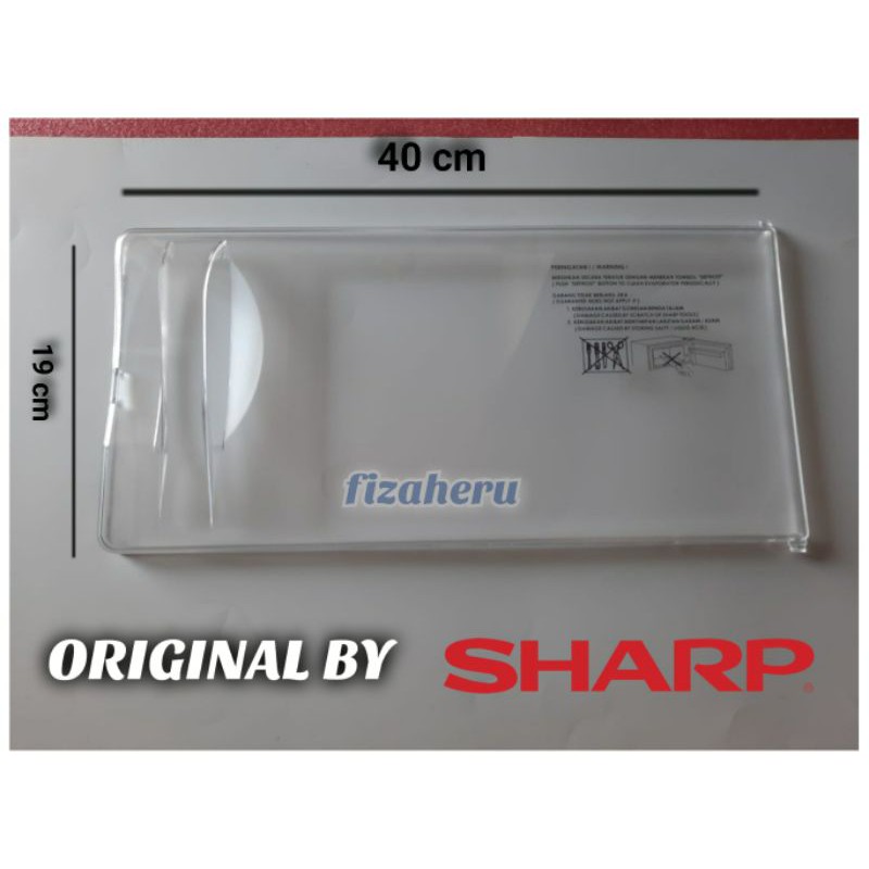 Tutup freezer kulkas Sharp 1 pintu 100% ORI FREE BUBBLE WRAP PACKING KARDUS TEBAL