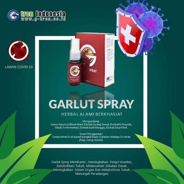 

Garlut spray BPOM penyakit lemah jantung,kangker,tumor,diabetes,asam urat wasir,ambien,sinusitis