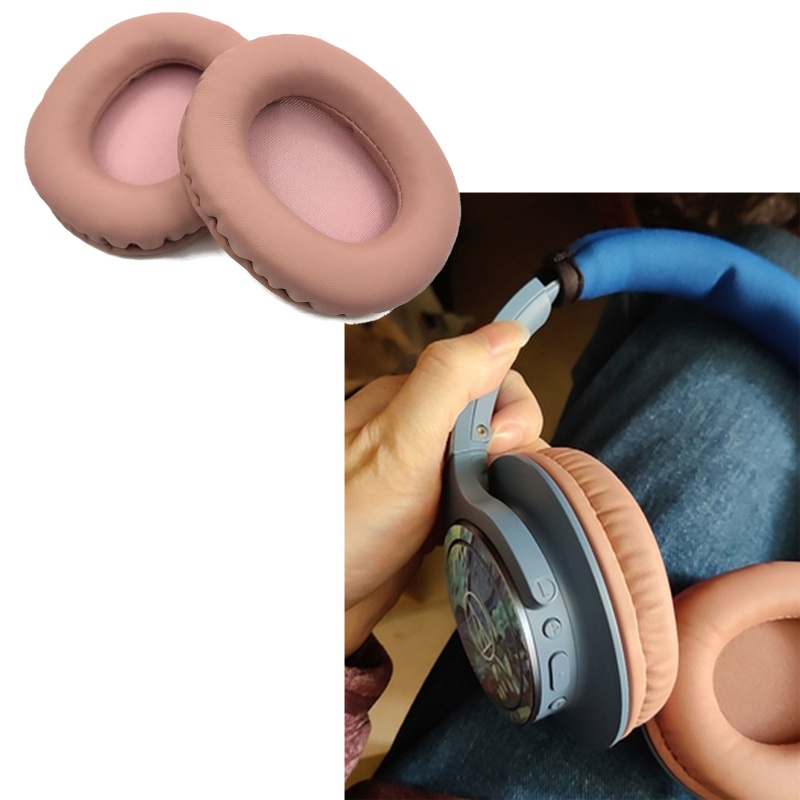 Btsg Earpads Universal Bahan Kulit Dengan Busa Memory Foam Untuk ATH SR30BT ATH-SR30BT