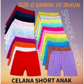 IMF CELANA LEGGING PENDEK ANAK POLOS SHORTPANTS ANAK BAHAN SPANDEK 4 - 7 TAHUN MURAH BISA COD