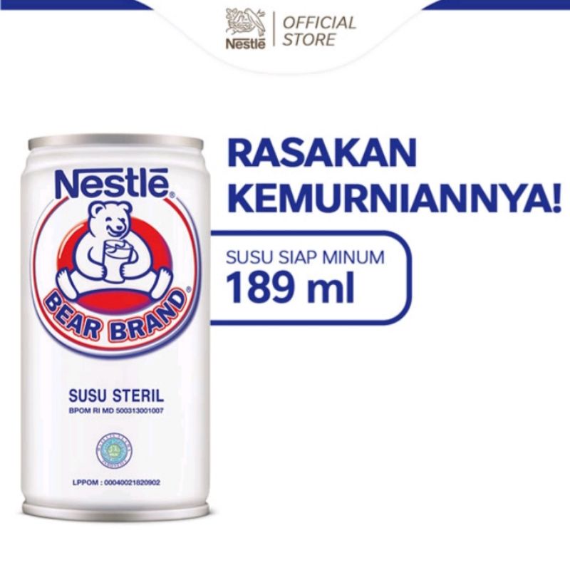 

Bear brand susu beruang steril 189ml x 30pcs