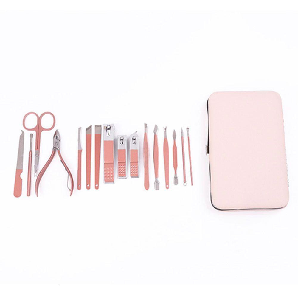 R-flower 10Pcs/12Pcs/16Pcs/18pcs Pemotong Kuku Portable Perawatan Profesional Pedicure Finger Trimmer Nipper