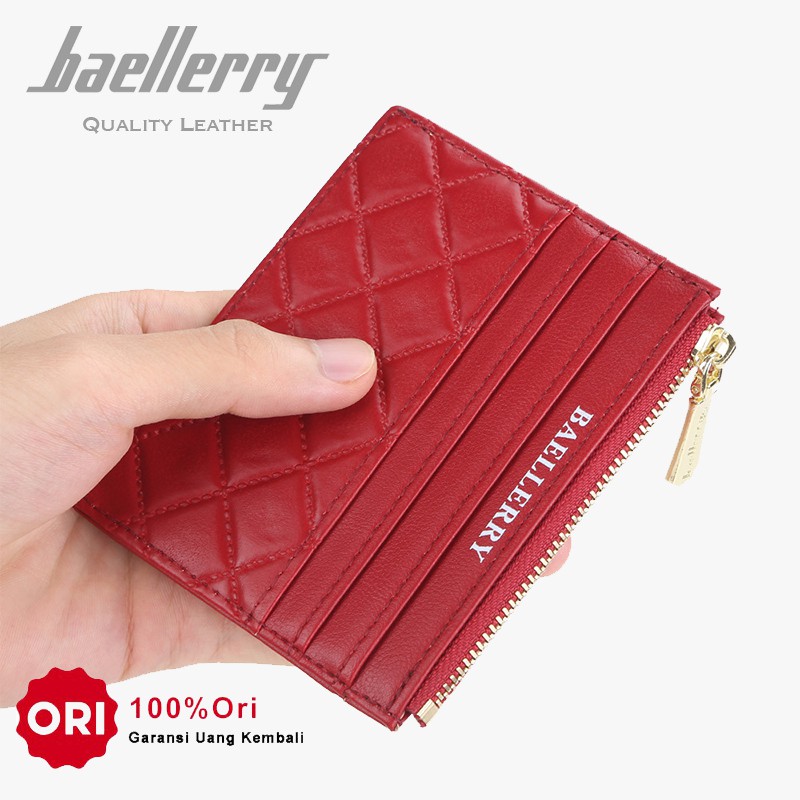 BAELLERRY NR073 Dompet Kartu Wanita Bahan Kulit PU Leather Premium WATCHKITE WKOS