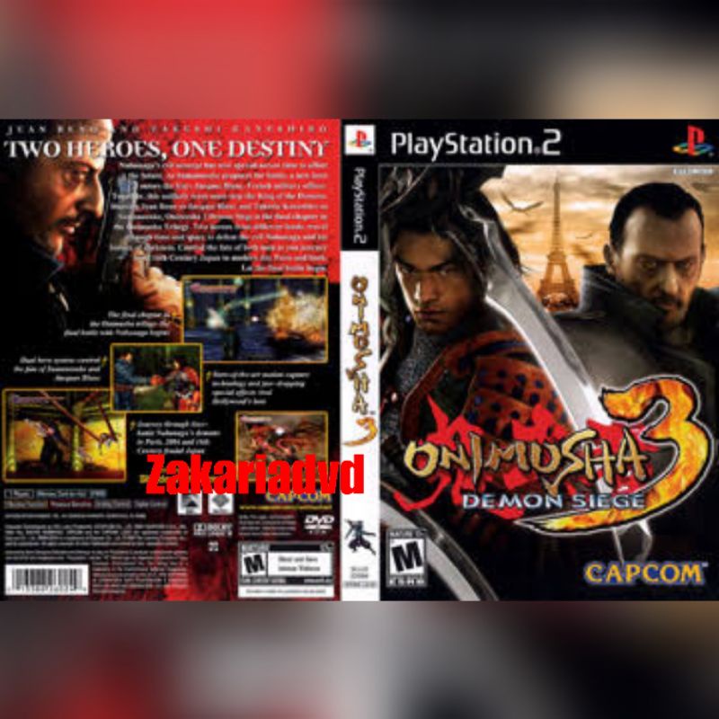 Kaset Ps 2 ONIMUSHA 3 DEMON SIAGE