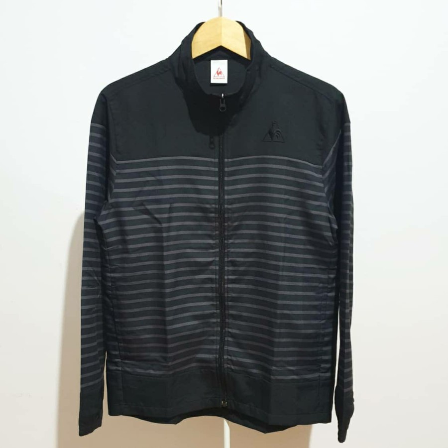 Le Coq Sportif Original All Black Tracktop Jacket Jersey Ori Jaket