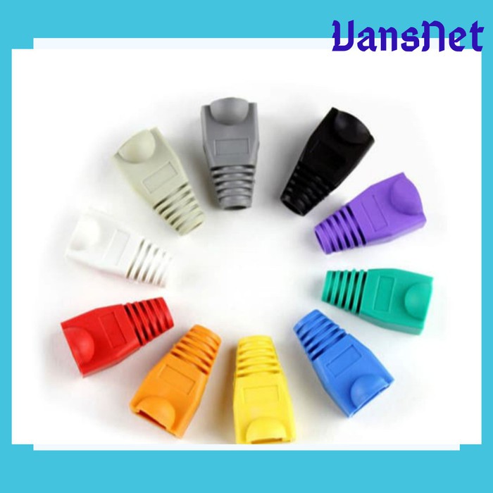 PlugBoot Plug boot warna/ karet pelindung konektor RJ45 /COVER
