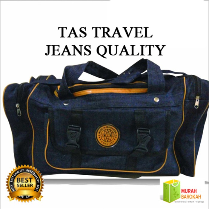 Tas Travel Jumbo Jeans Berkualitas - Solusi Mudah Bawa Pakaian Perjalanan