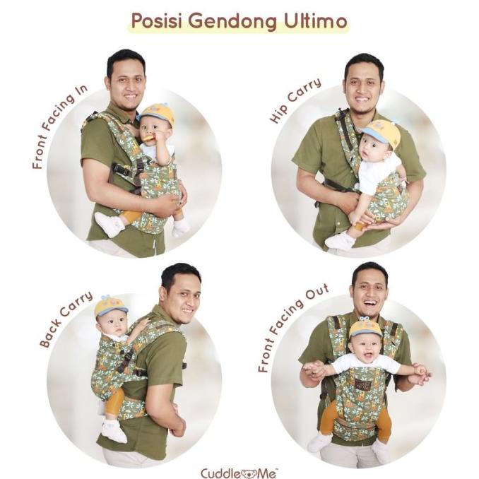 CuddleMe Ultimo Carrier SSC Hipseat Gendongan Bayi M-Shape Cuddle Me