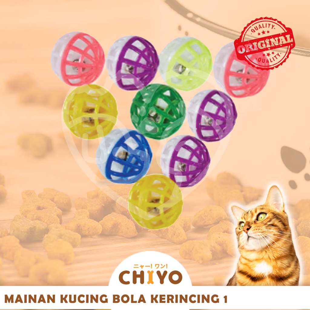 MAINAN KUCING BOLA KERINCING [ CAT TOY BALL ]