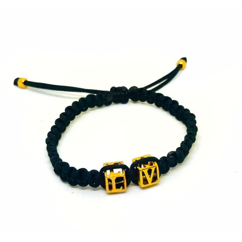gelang nama tali rajut//gelang tangan//gelang wanita//gelang fashion