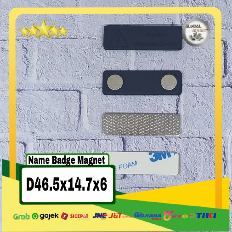 

Magnet Nama/ Plat besi+ Magnet tanam D46.5x14.7x6mm (3M)