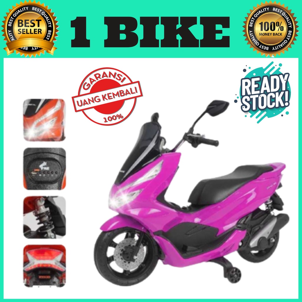 Motor Aki Anak HONDA PCX PMB 988 M988 Mainan Anak Motor , motoran anak murah