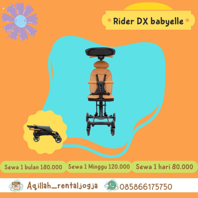 sewa stroller Jogja rider DX babyelle