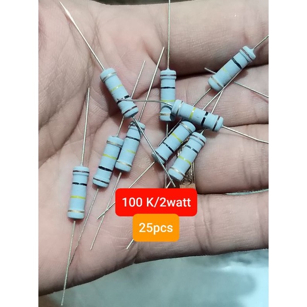 Resistor 100K 2watt 25pcs