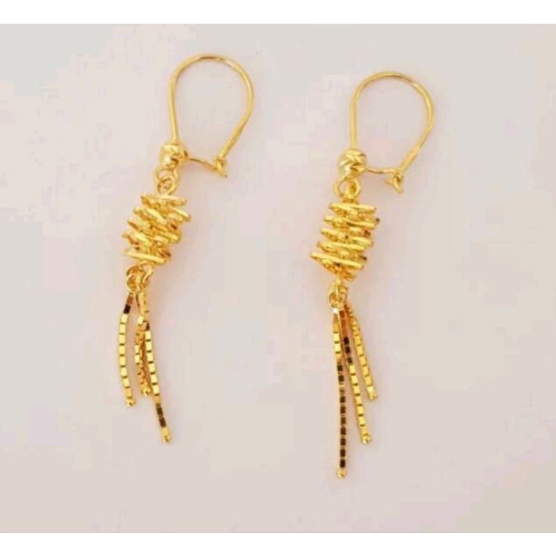 Anting emas asli anting panjang anting chika gold