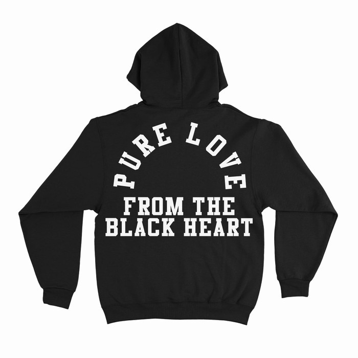 Flash Sale - Modern Guns - Pure Love Pullover Hoodie Black - S