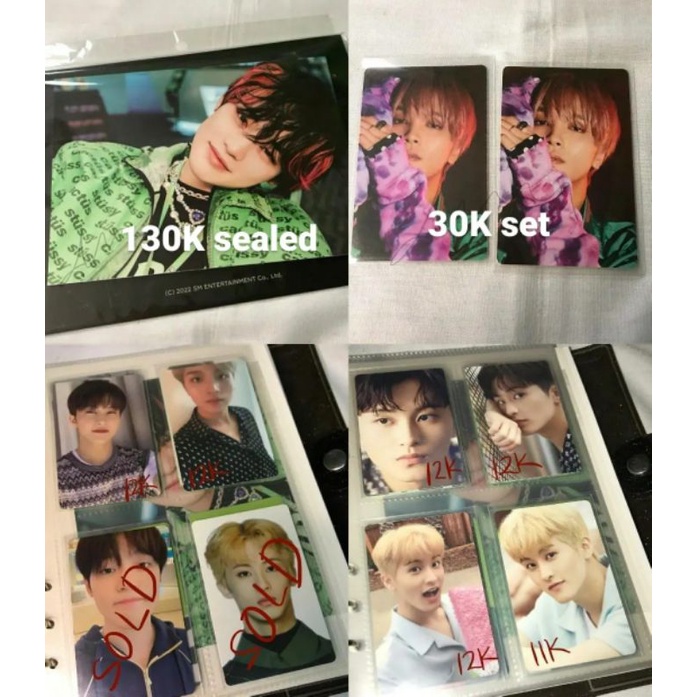 TAKE ALL ONLY/BUNDLE ONLY PC PHOTOCARD POSTCARD MARK HAECHAN CHENLE Dicon nct127 pop up store glitch