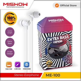 MISHOW Earphone Me-100 ExtraBass with Mic HARGA ECER