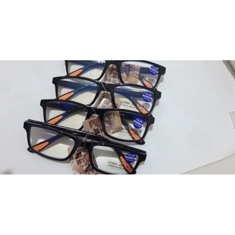 KACAMATA BACA LENTUR ANTIRADIASI KHUSU PLUS 4.00