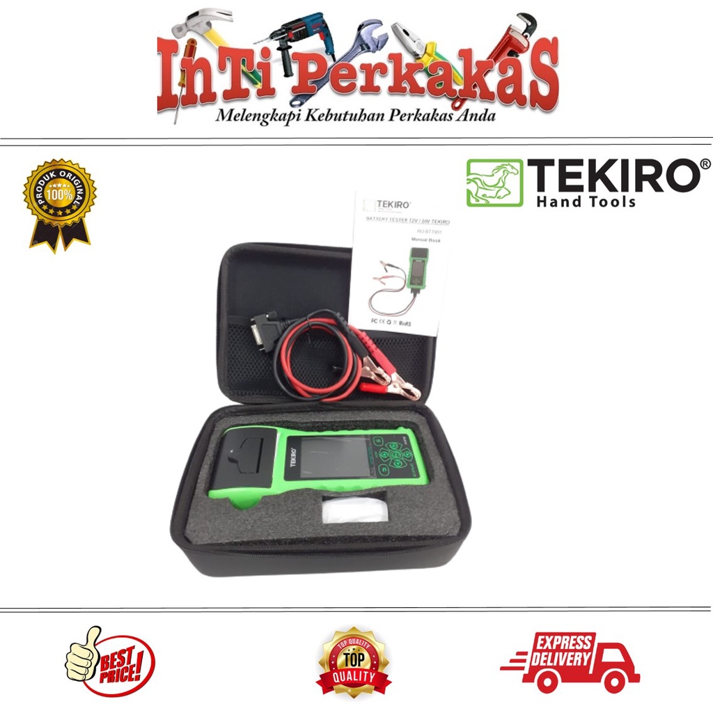 TEKIRO BATTERY TESTER  12V/24V- ORI ALAT PERTUKANGAN BATTERY TESTER BATRE TEKIRO