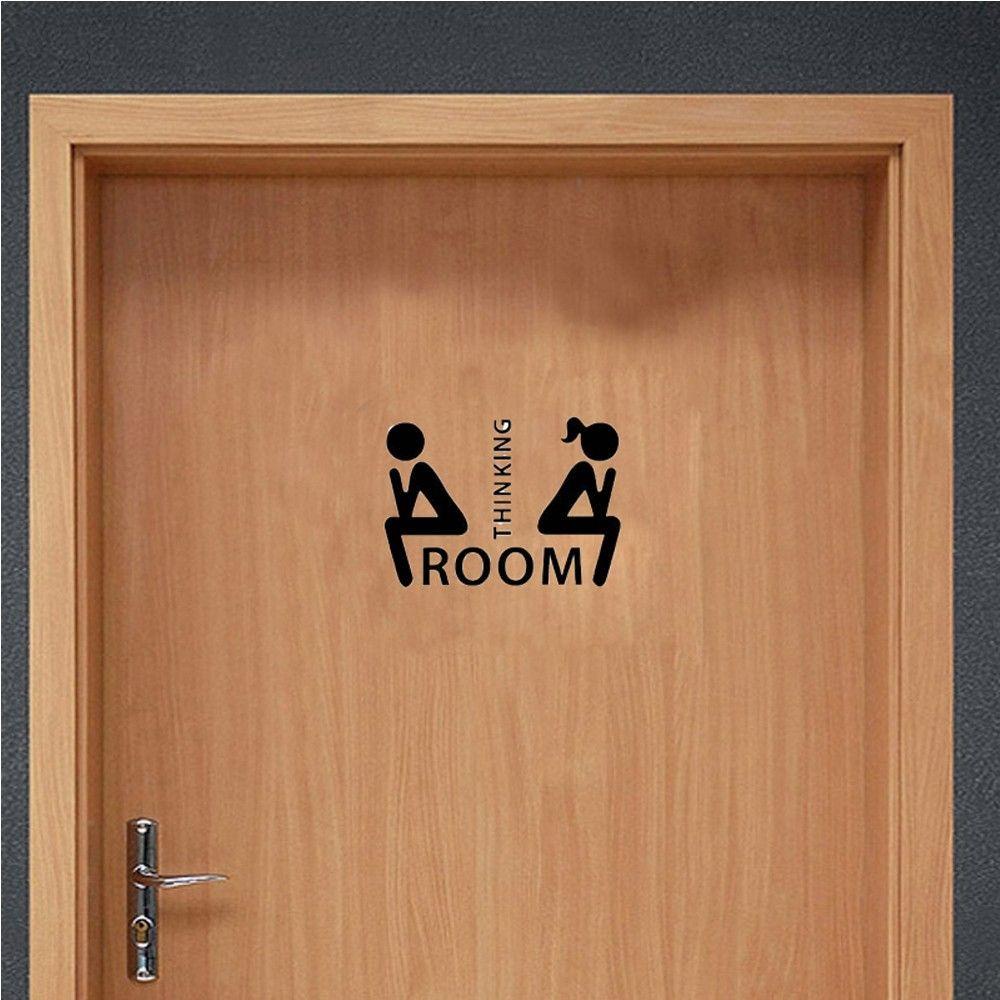 [Elegan] Stiker Toilet Dekorasi Vinyl DIY Home Decor