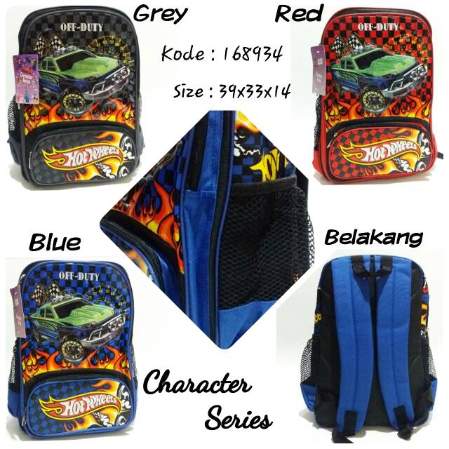 Tas sekolah ransel backpack anak karakter cowo CS 168934 l