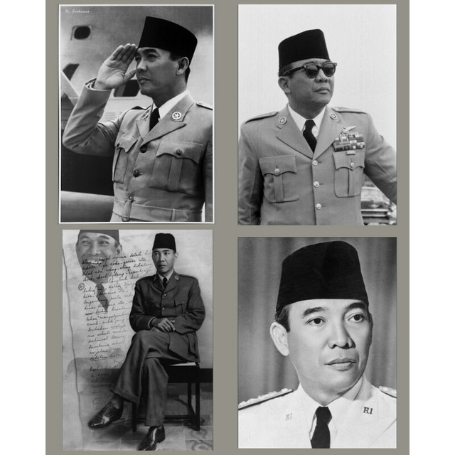 4 Poster Ir Soekarno ukuran A3