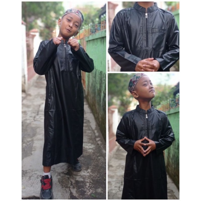 Gamis Jubah Anak Model Terkini || Gamis Jubah Anak Usia 3-14 Tahun