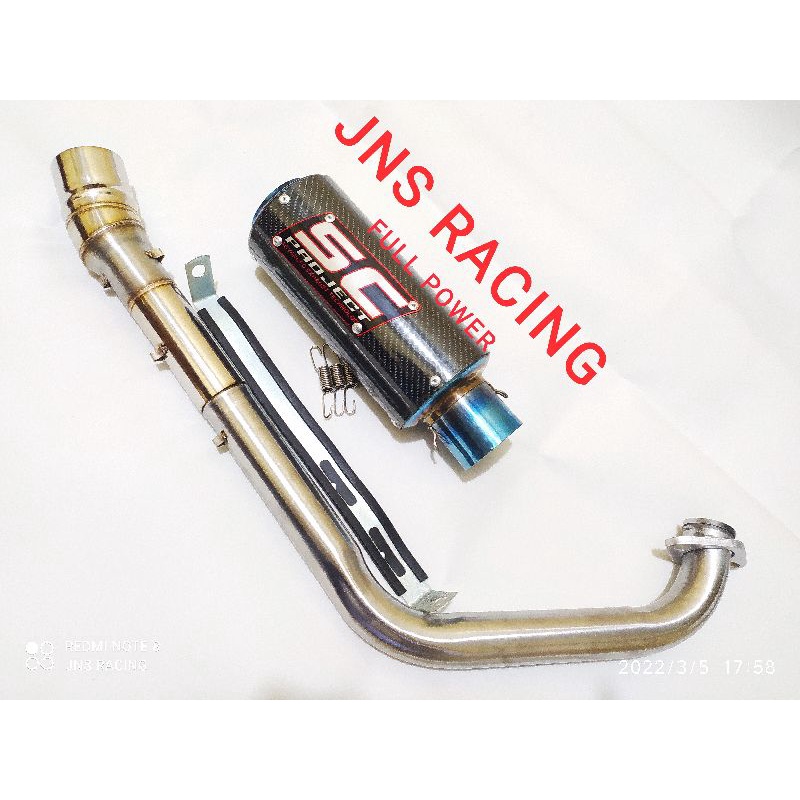 KNALPOT SC PROJECT KOLONG UNDERBELYY R15 V3 CBR15R FACLIFT 2021