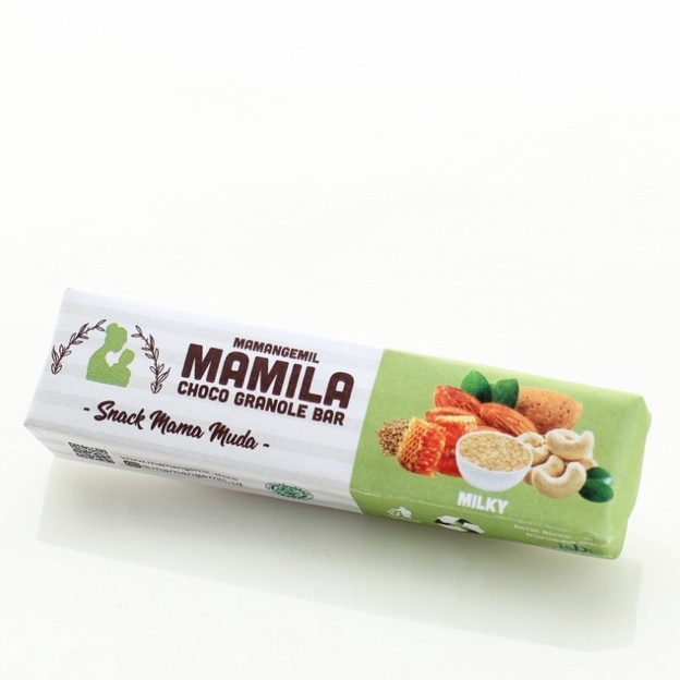 MAMILA Choco Milky Granola Bar Snack Sehat Busui Bumi Pelancar Asi Booster Mama Ngemil / Superfood