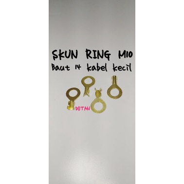 (10 PCS) SKUN RING M10 BAUT 14 KABEL KECIL