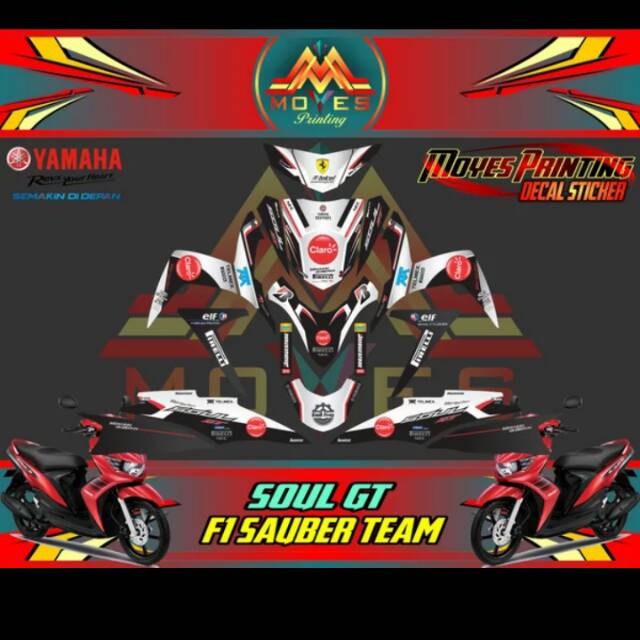 Decal Soul GT FI SAUBER TEAM