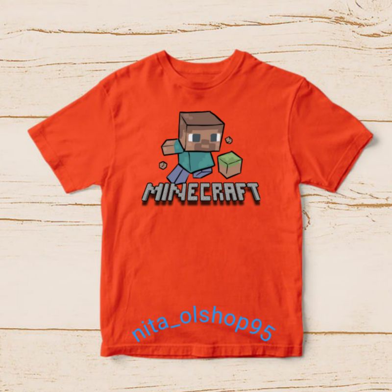 baju minicraft Minecraft / baju anak karakter