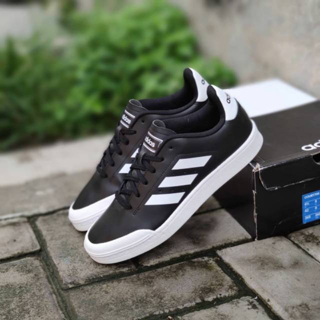 Sepatu Adidas KULIT seri COURTOS Original BNIB lifestyle for mens (B79771)