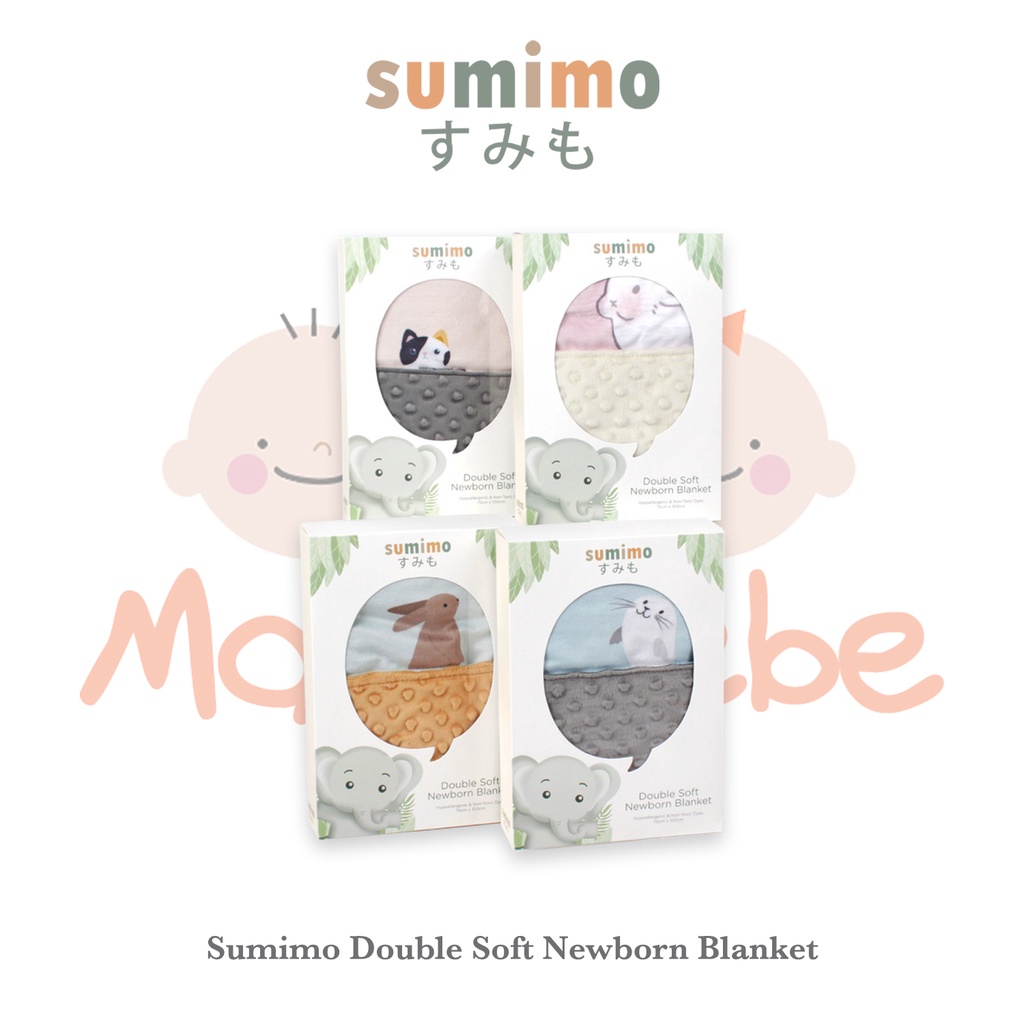 Sumimo Double Soft Newborn Blanket Selimut Bayi