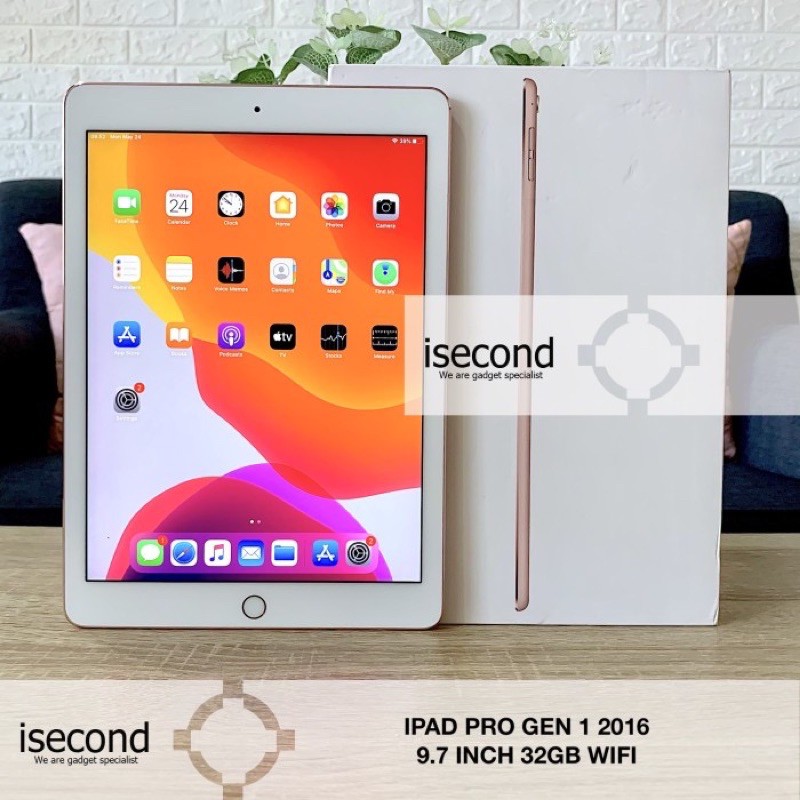 [Preloved/Second] Ipad Pro Gen 1 2016 9.7 Inch 32GB Wifi Only Second Fullset Super Mulus Ex Ibox
