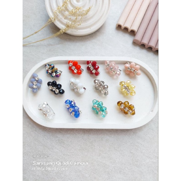 Bros Dagu Mini/ Peniti hijab/Bros dagu mutiara-Dagu silver zizax