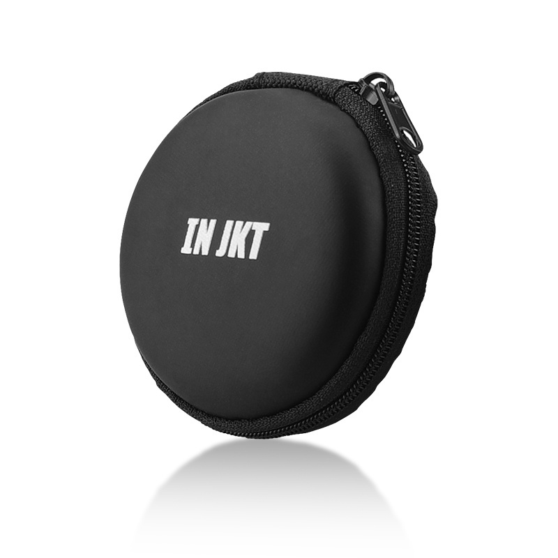 Wierd Headset Mini Bag Earphone Gaming Case Wallet Key Paket Water Proof Storage Bag Black Long or Round Dompet Dompet Kunci Koin