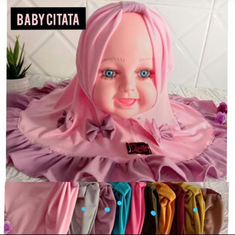 Promo Hijab ANAK BAYI/anak umur 0-2 thnan bahn jersey/jersup/diamon | oshin grosir kudus