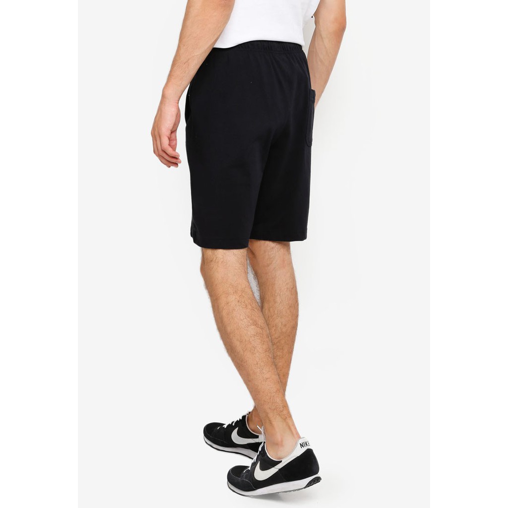 Nike Sportswear Club Fleece Shorts Hitam Celana Stretch Original 100%