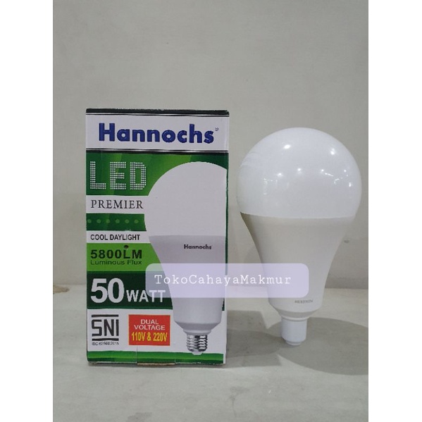 Lampu LED Premier 50w 50watt Hannochs Hemat Energy