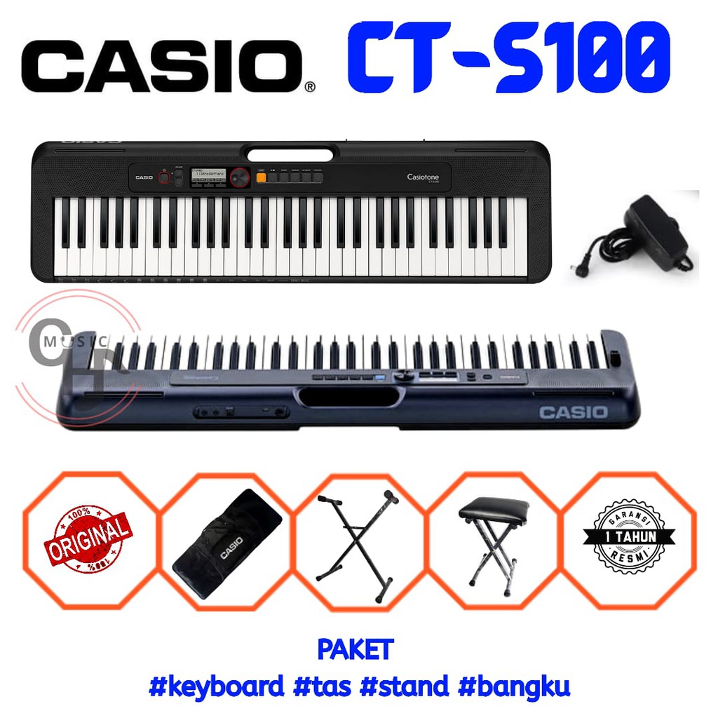 casio cts100 ct-s100 cts 100 paket keyboard