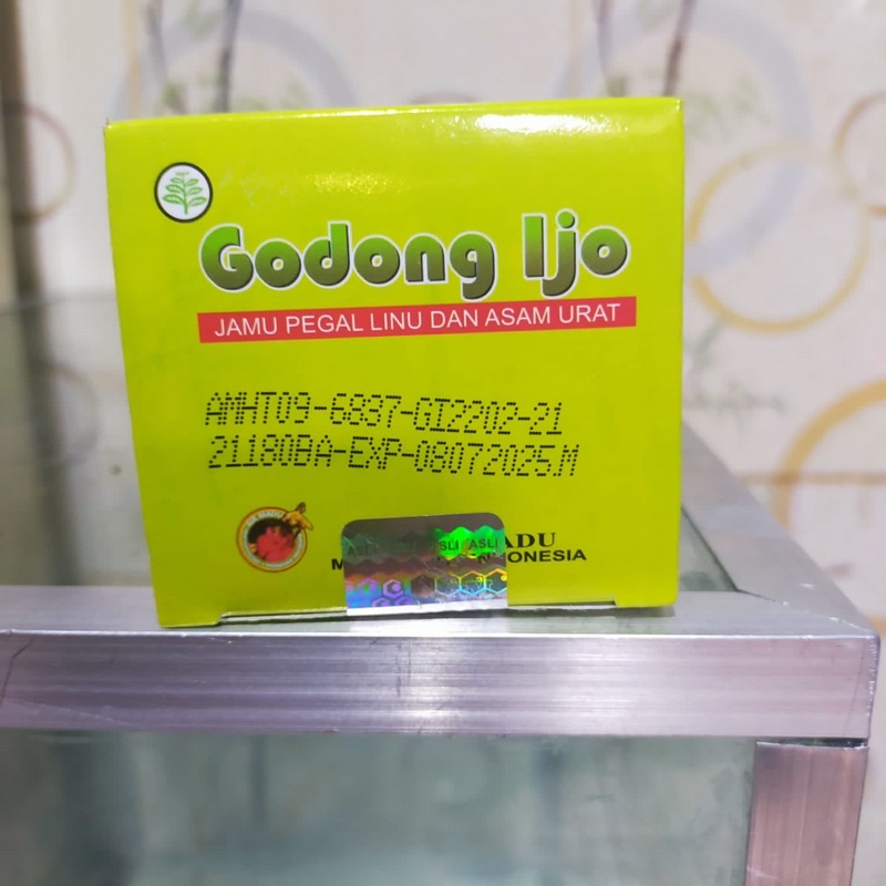 Godong Ijo Super 100% Obat Asam Urat exp2025 1box isi 10 saset 1 saset isi 4 kapsul