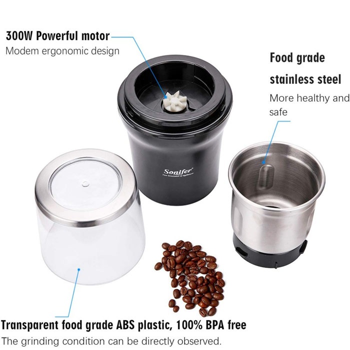 Coffee Grinder Penggiling Kopi Sonifer SF-3527