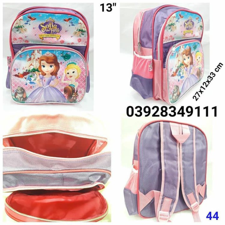 Tas Ransel PAUD / TK 13 Inch Dolby Karakter Sofia
