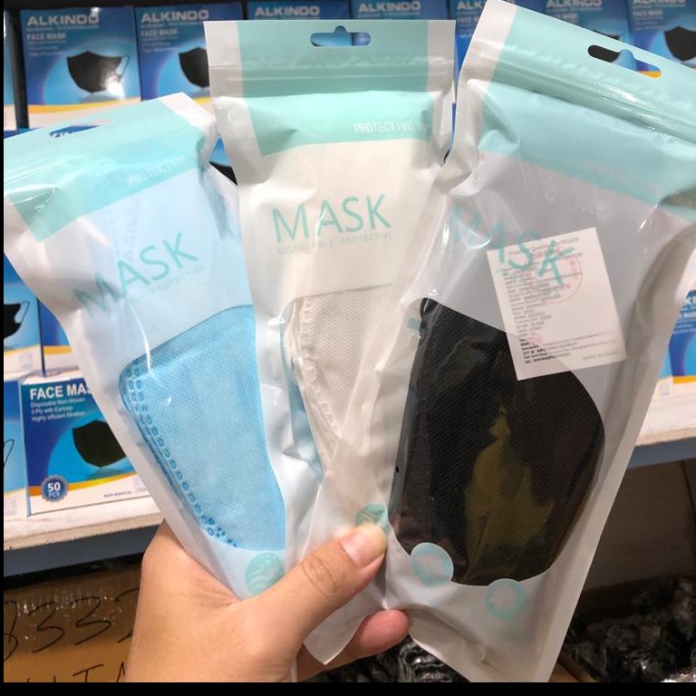 Masker KF94 hijab Korea - Masker 4Ply Hijab - Masker Headloop kf94